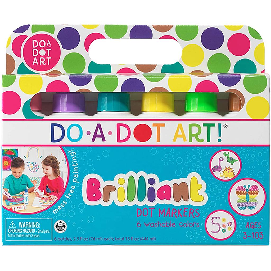 Brilliant Do A Dot Paint Markers 6 Count Pack Teacher Direct